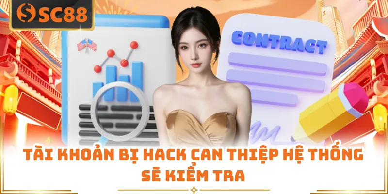 Tài khoản bị hack can thiệp hệ thống sẽ kiểm tra